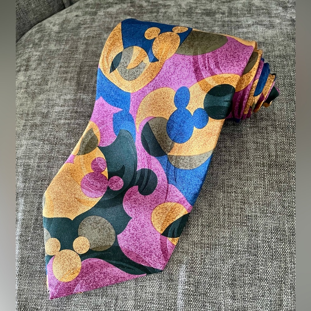 Disney Mickey Abstract Tie